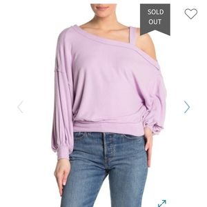NWT Free People Cold Shoulder Lounge Sweater